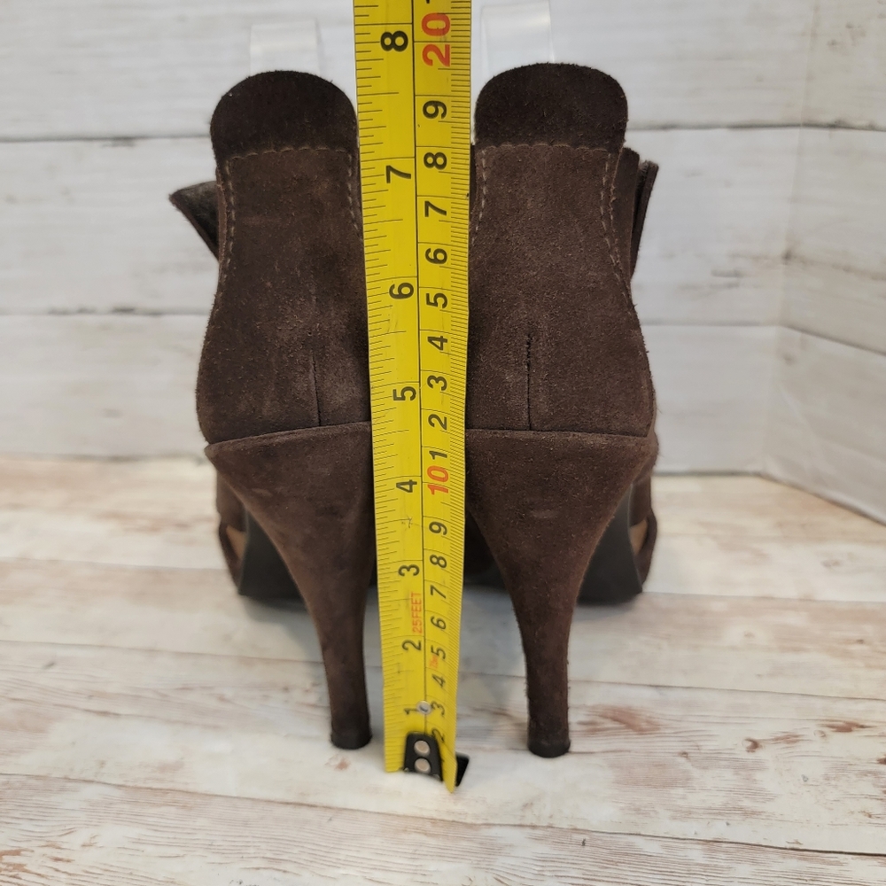 Pedro Garcia brown suede platform heels - Picture 7 of 13